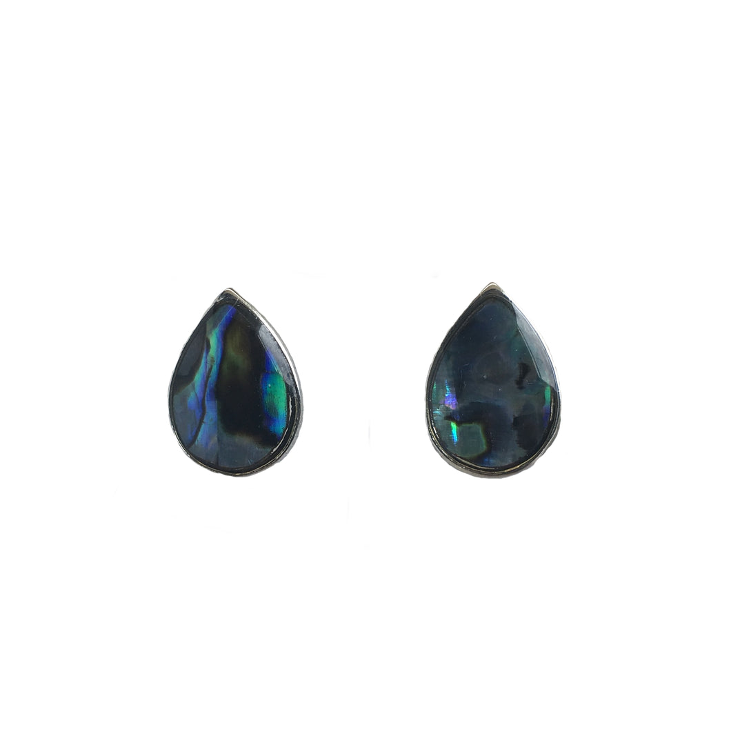 Blue Mountain Shoppes, Wild Pearl Earrings - Framed Pear