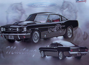 Blue Mountain Shoppes, 3D Picture -Mustang