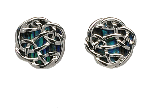 Blue Mountain Shoppes, Wild Pearl Earrings - Celtic Knot