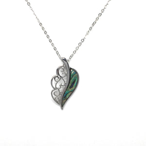 Blue Mountain Shoppes, Wild Pearl Necklace - Filigree Feather
